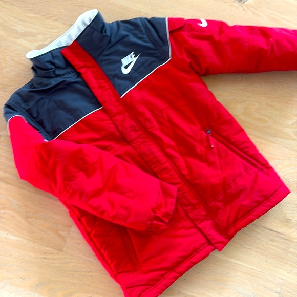Boys Nike reversible winter jacket, small - Picture 1 of 5